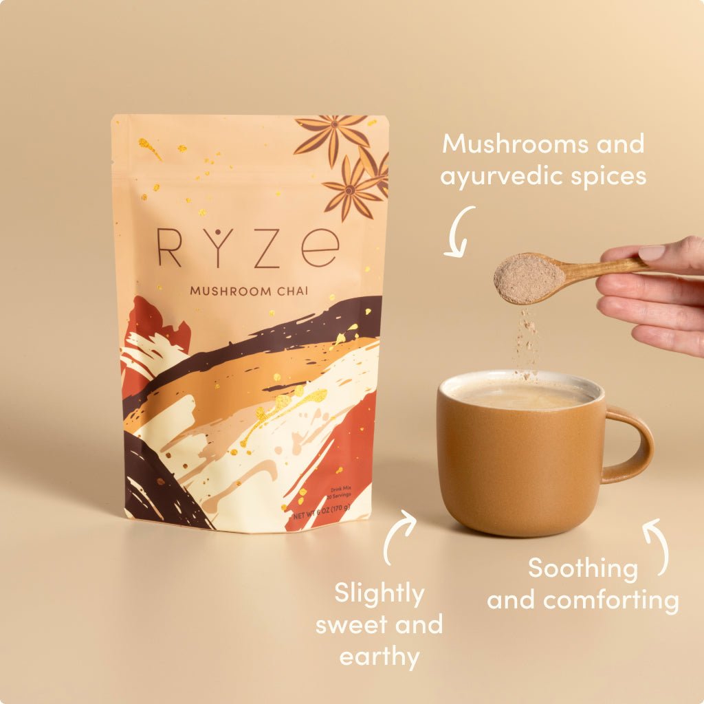 RYZE Mushroom Chai Starter Bag V3