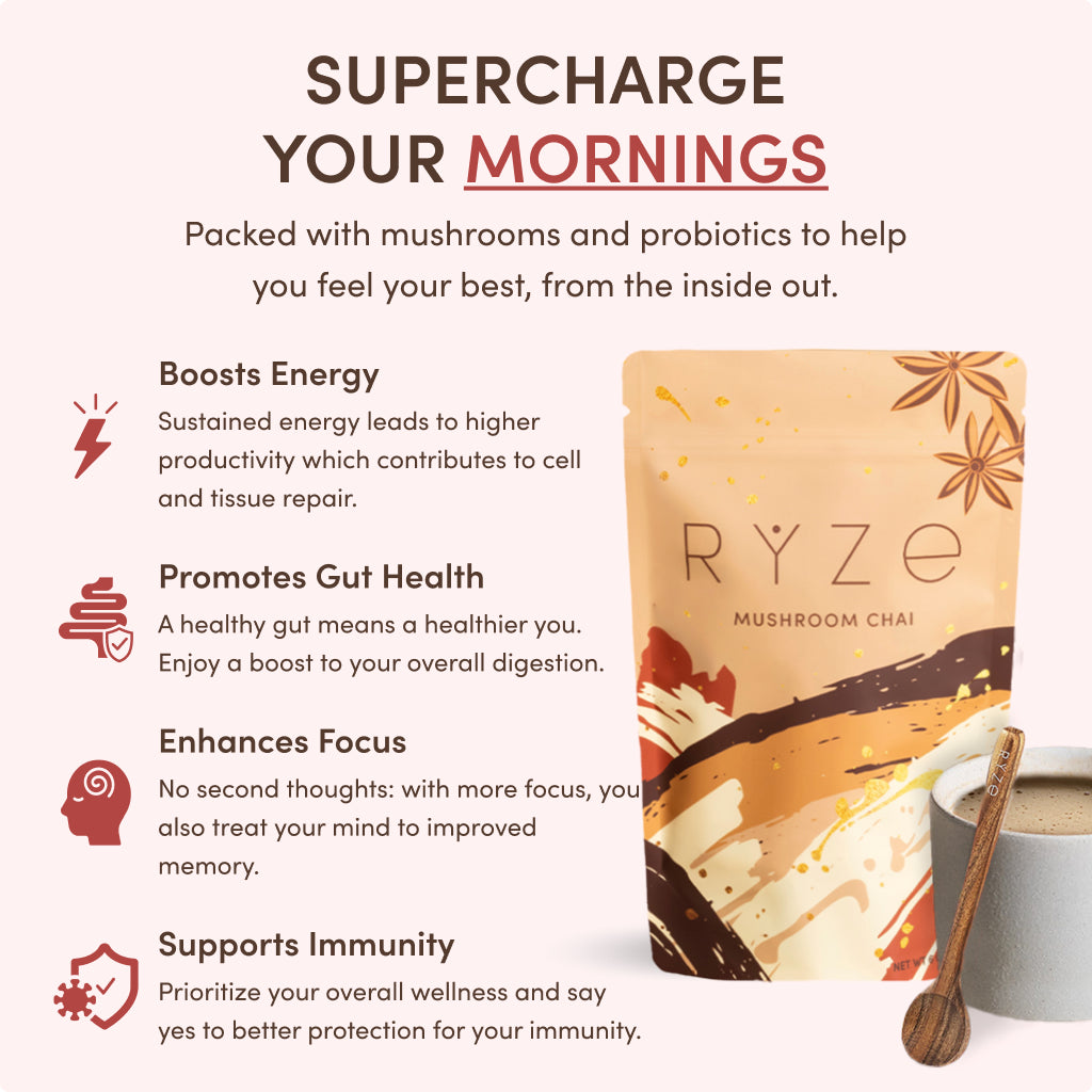RYZE Mushroom Chai Starter Bag V3