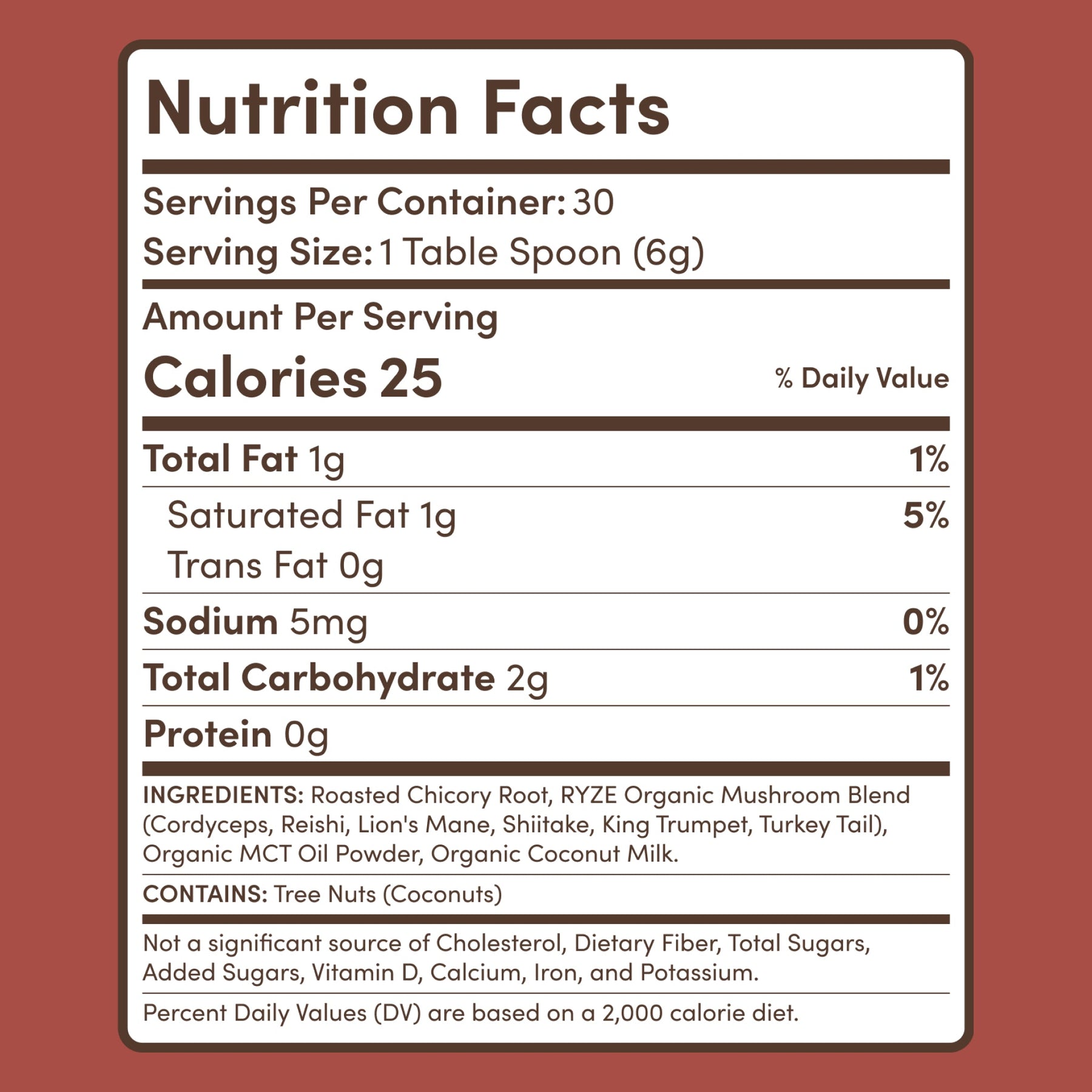 Mushroom Chicory (30 Servings) Q9