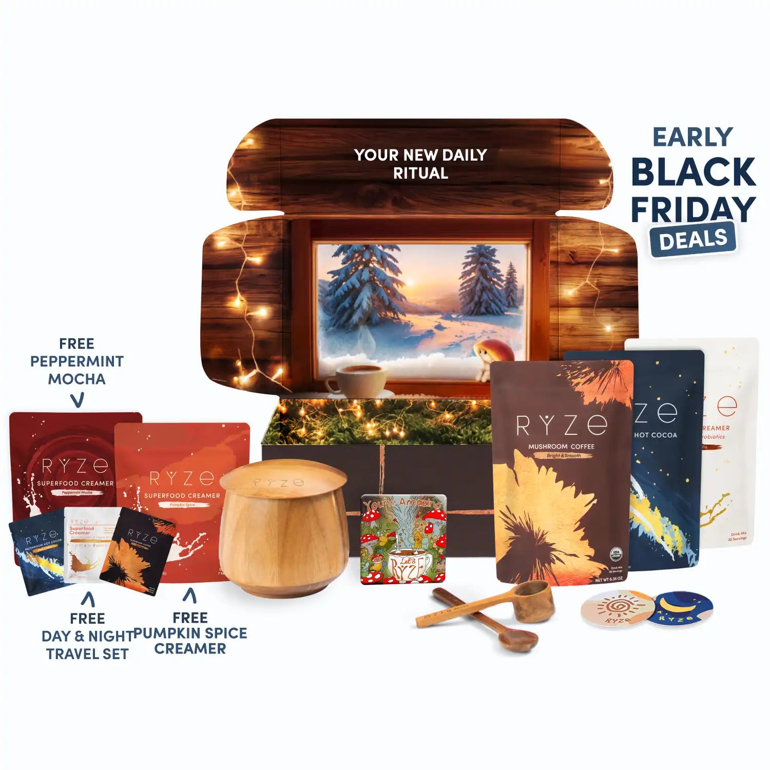 RYZE Ritual Set: Cocoa + Coffee S5