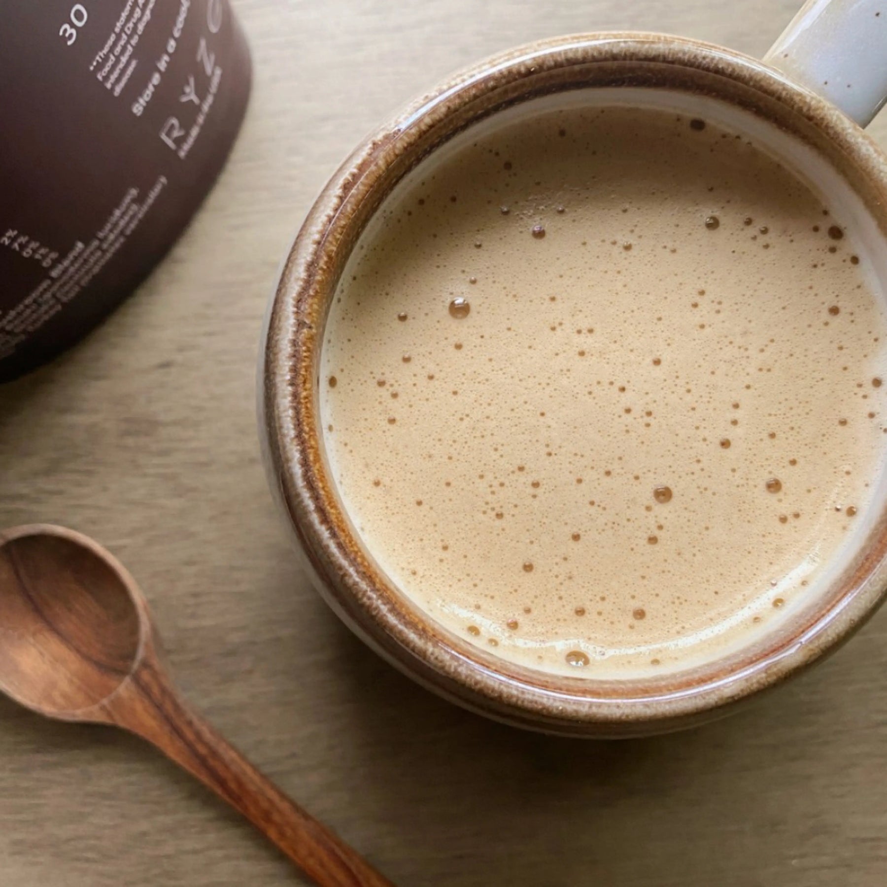 RYZE Mushroom Coffee — Organic Instant Coffee with Cordyceps & Reishi, 30 Servings S4