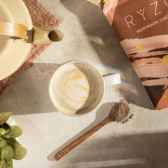 RYZE Mushroom Chicory — Organic Instant Chicory with Shitake & Lions mane, 30 Servings N9