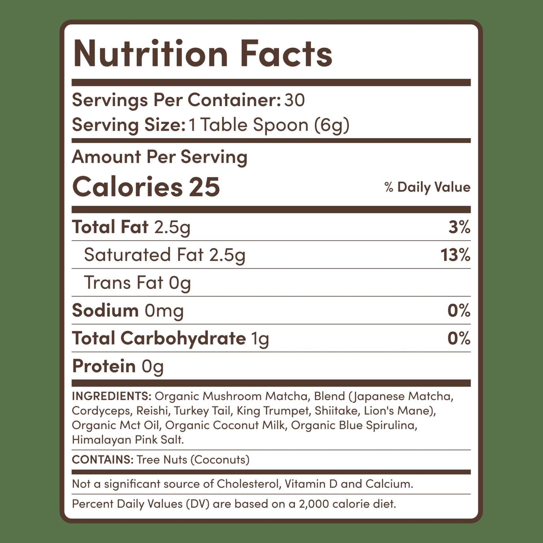 RYZE Mushroom Matcha — Organic Instant Matcha Latte with Lion's Mane & King Trumpet, 30 Servings A3