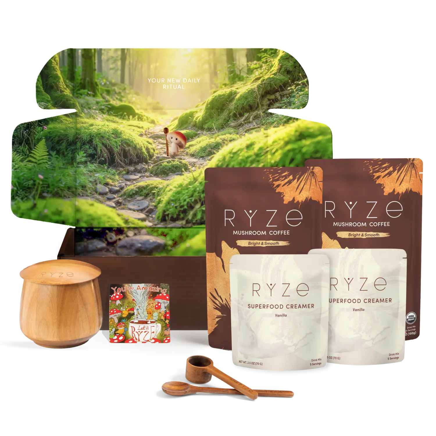 Mushroom Coffee Ritual Set (3 Month Plan) J4