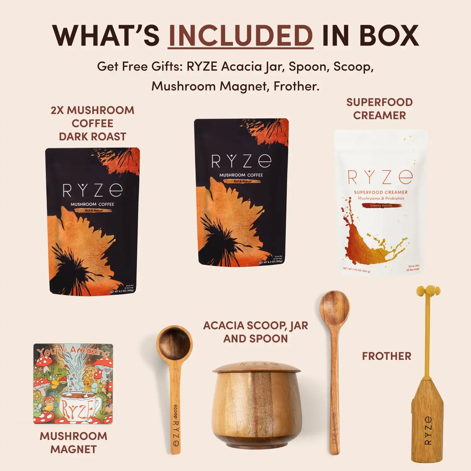 Mushroom Coffee Ritual Set M1