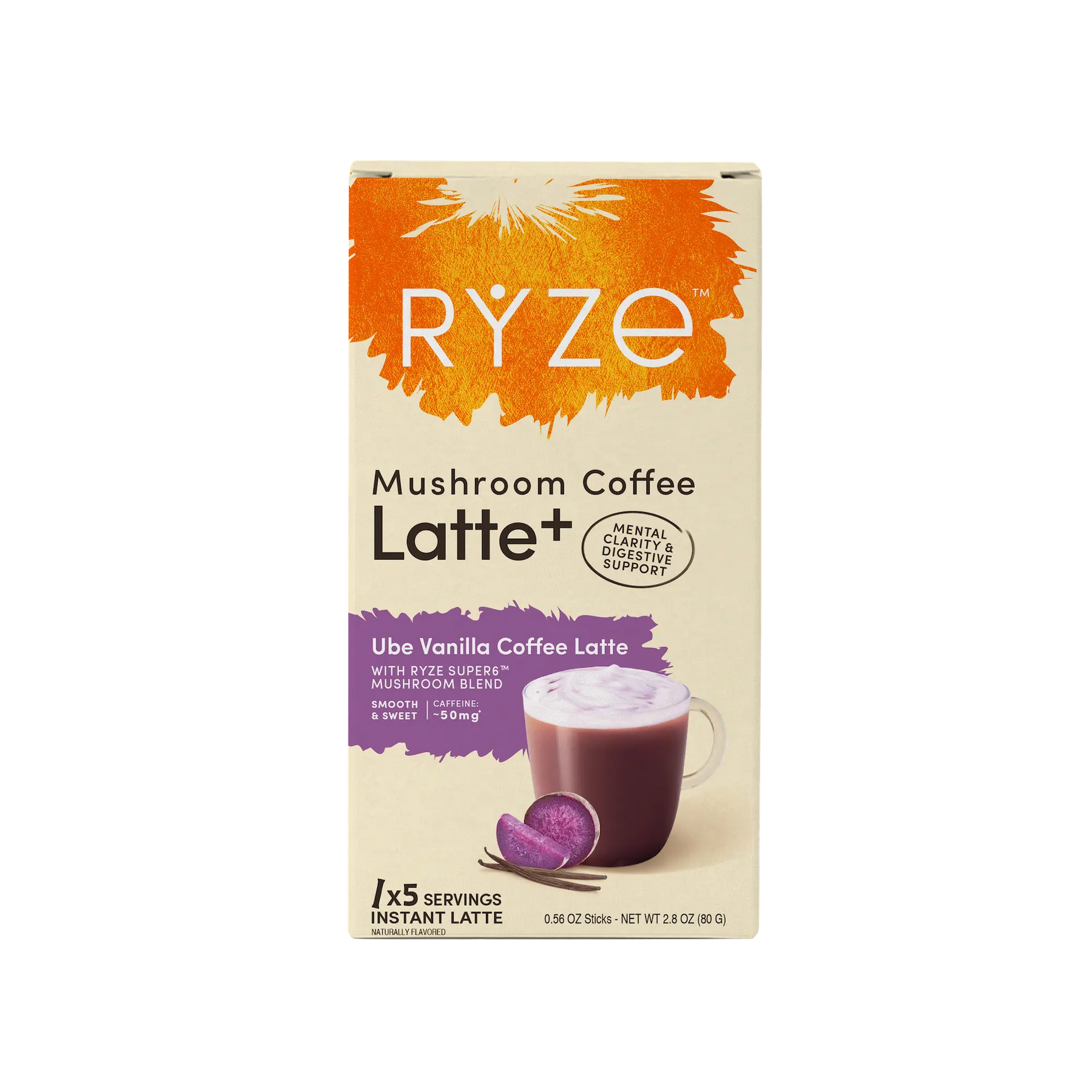 Ube Vanilla Coffee Latte Carton S7