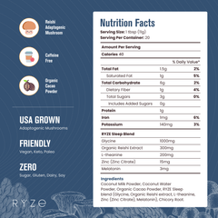 RYZE Hot Cocoa - with 6 Sleep Superfoods to Help Fall Asleep and Stay Asleep X4