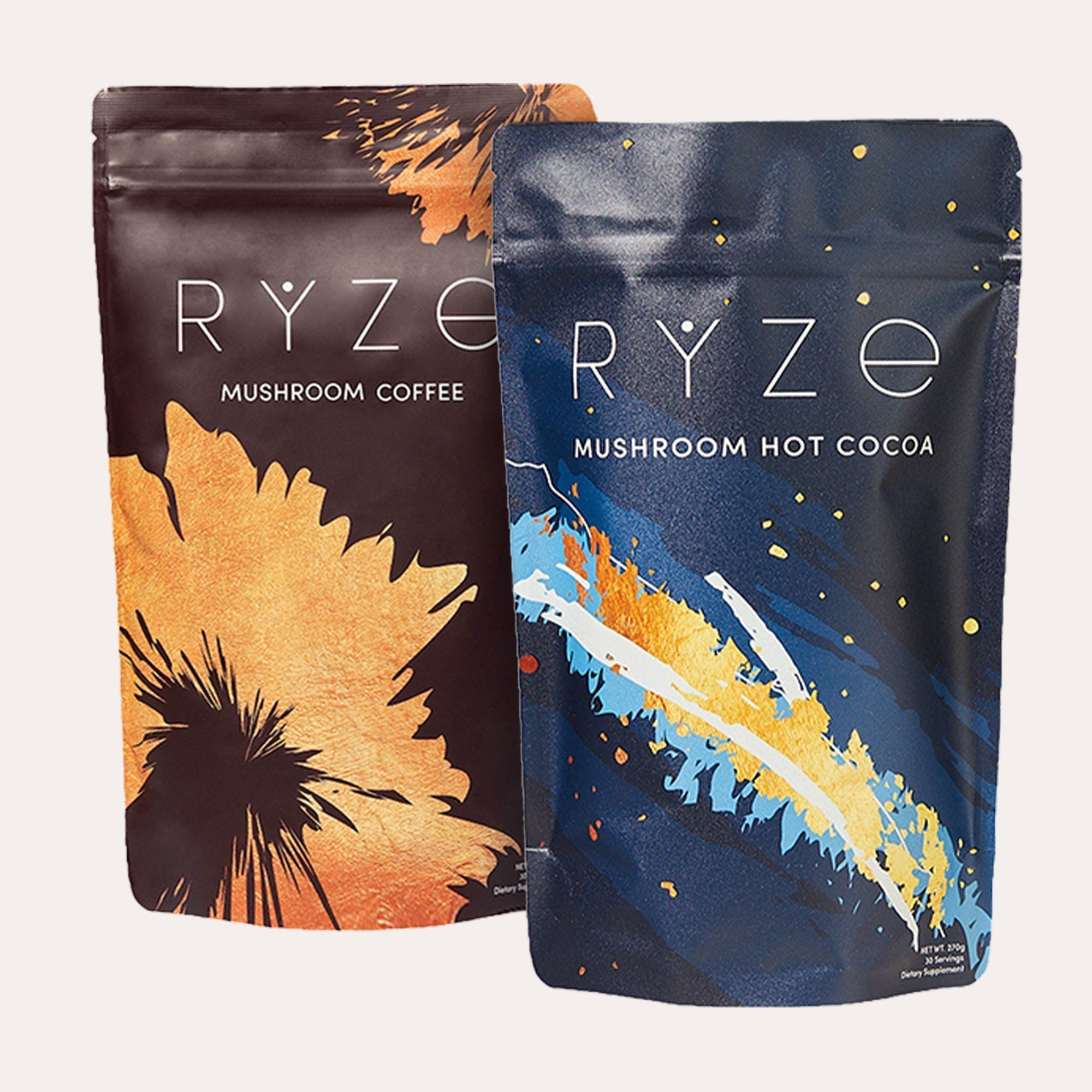 RYZE Hot Cocoa - with 6 Sleep Superfoods to Help Fall Asleep and Stay Asleep X4