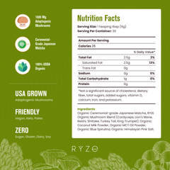 RYZE Organic Mushroom Matcha Starter Kit (60 servings) L3