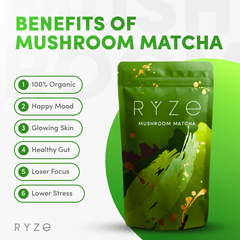 RYZE Organic Mushroom Matcha Starter Kit (60 servings) R5